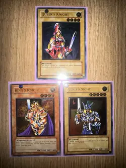 YuGiOh! Queen’s Knight King’s Knight Jack's Knight EEN-EN004 ,5, 6 Ultimate Trio - Image 1