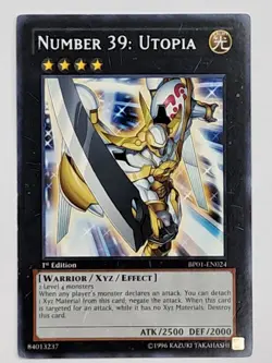 YUGIOH - Number 39: Utopia - BP01-EN024 - Starfoil Rare - 1st Edition - NM - Image 1