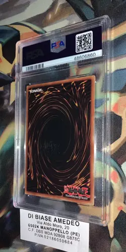 YU GI OH PSA 9 REMOVE TRAP LOB-060 1st FIRST EDITION LEGEND OF BLUE EYES 2002! - Image 4