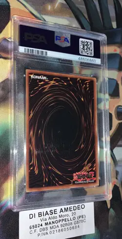 YU GI OH PSA 9 REMOVE TRAP LOB-060 1st FIRST EDITION LEGEND OF BLUE EYES 2002! - Image 7