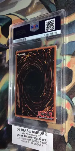 YU GI OH PSA 9 REMOVE TRAP LOB-060 1st FIRST EDITION LEGEND OF BLUE EYES 2002! - Image 8