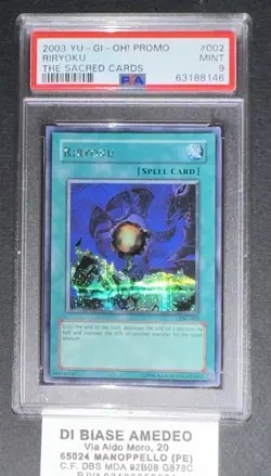 YU GI OH PSA 9 RRYOKU TSC-002 PROMO THE SACRED CARDS ENGLISH YU-GI-OH 2003 - Image 1