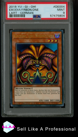 EXODIA/FORBIDDEN ONE LART-GER YU-GI-OH! THE LOST ART PROMOTION 2018 DE004 PSA 9 - Image 3