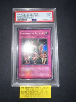 YU GI OH PSA 9 AMAZONESS ARCHERS MFC-096 MAGICIAN FORCE ENGLISH 2003! - Image 14