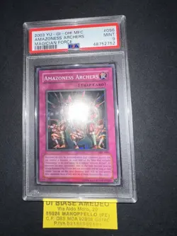 YU GI OH PSA 9 AMAZONESS ARCHERS MFC-096 MAGICIAN FORCE ENGLISH 2003! - Image 15
