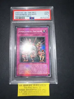 YU GI OH PSA 9 AMAZONESS ARCHERS MFC-096 MAGICIAN FORCE ENGLISH 2003! - Image 16
