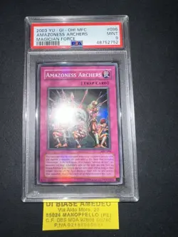YU GI OH PSA 9 AMAZONESS ARCHERS MFC-096 MAGICIAN FORCE ENGLISH 2003! - Image 5