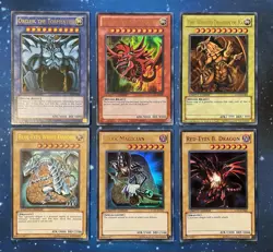 2010-17 Yu-Gi-Oh! Legendary Collection 6 Card Lot God Cards Blue Eyes Limited ED - Image 3