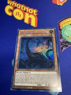 Yu-Gi-Oh LEDE-EN013 Ragnaraika the Evil Seed Secret Rare 1st Edition - Image 1