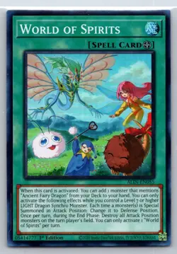 Yugioh World Of Spirits ALIN-EN055 Super Rare Foil  - NM - Image 1