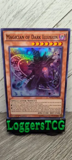 Yu-Gi-Oh! Magician of Dark Illusion / MP17 EN072 1st Edition LP - Image 1