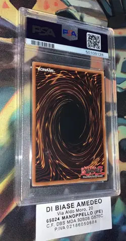 YU GI OH PSA 8 CELESTIAL HORN PMT-P130 1st FIRST EDITION PORTUGUESE 2002! - Image 3