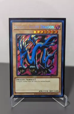 Serpent Night Dragon Yugioh TCG Spell Ruler SRL-EN103 Unlimited Secret Rare - Image 1