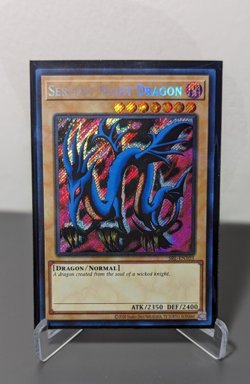 Serpent Night Dragon Yugioh TCG Spell Ruler SRL-EN103 Unlimited Secret Rare - Image 3