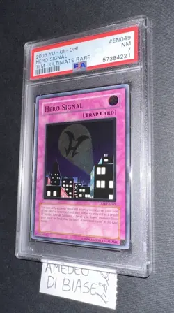 YU GI OH PSA 7 HERO SIGNAL TLM-EN049 ULTIMATE RARE ENGLISH 2005! - Image 4