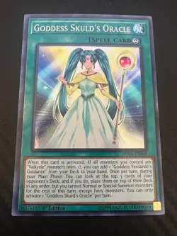 Yugioh Goddess Skuld's Oracle SHVA-EN008 Super Rare 1st Edition NM - Image 3