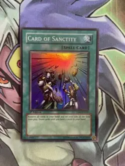 TLM-EN037 Card Of Sanctity Super Rare 1st Edition NM Yugioh Card - Image 3