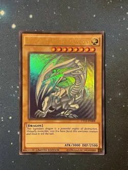 2016 Yu-Gi-Oh! Blue-Eyes White Dragon Ultra Rare Limited Edition CT13-EN008 NM - Image 1