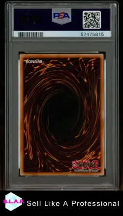 LEFT ARM/FRBDN.ONE LOB REPRINT YU-GI-OH! 2010-2017 123 PSA 8 - Image 2