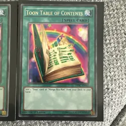 Toon Table of Contents - DPBC-EN047 - Rare - 1st Edition - YuGiOh NM - Image 1
