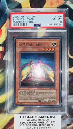 YU GI OH PSA 8 Z-METAL TANK MFC-006 MAGICIAN FORCE 2003! - Image 2
