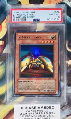 YU GI OH PSA 8 Z-METAL TANK MFC-006 MAGICIAN FORCE 2003! - Image 5