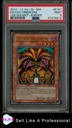 EXODIA/FRBDN.ONE LOB REPRINT-EUROPE YU-GI-OH! 2010-2017 E101 PSA 9 - Image 1