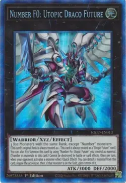 Yugioh! LP Number F0: Utopic Draco Future - KICO-EN013 - Collector's Rare - 1st - Image 1