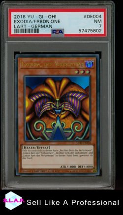 EXODIA/FORBIDDEN ONE LART-GER YU-GI-OH! THE LOST ART PROMOTION 2018 DE004 PSA 7 - Image 3