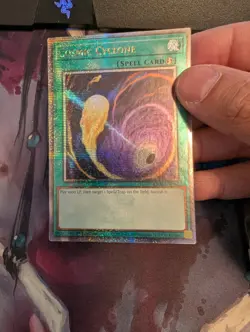 COSMIC CYCLONE YuGiOh QCR Quarter Century Rare RA02-EN061 Near Mint - Image 5