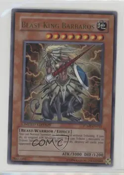 Beast King Barbaros YuGiOh Shonen Jump Magazine Promo #JUMP-EN032 2002 0l4h - Image 4