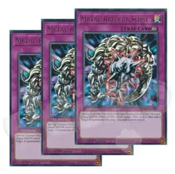 Yugioh - Metal Reflect Slime x 3 - 1st Edition Ultra Rare NM - Free Holo Card - Image 2