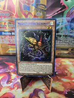 Millennium-Eyes Illusionist (Blue) LDS1-EN045 Ultra Rare 1st Ed YuGiOh LP - Image 7