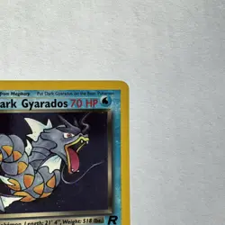 Dark Gyarados 8/82 1st Edition Holo Rare Team Rocket Holo PokÃ©mon Card TCG - Image 5