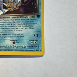 Dark Gyarados 8/82 1st Edition Holo Rare Team Rocket Holo PokÃ©mon Card TCG - Image 7