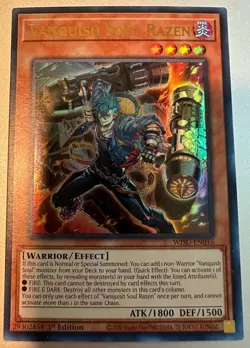 Yugioh Vanquish Soul Razen, WISU-EN016, 1st Edition, Ultra Rare, NM/M! - Image 1