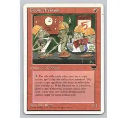 Goblin Artisans - Chronicles - MTG Magic - Uncommon - Red Creature - Image 1