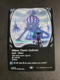 Uthros, Titanic Godcore (Borderless) Rare MTG Edge of Eternities - Image 1