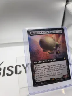 The Falcon, Airship Restored Extended Art Final Fantasy MTG Magic the Gathering - Image 1
