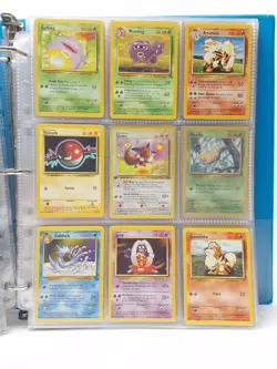 Pokemon Original Base Card Vintage Lot Large Binder - Image 10
