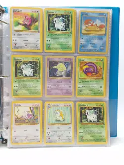 Pokemon Original Base Card Vintage Lot Large Binder - Image 13