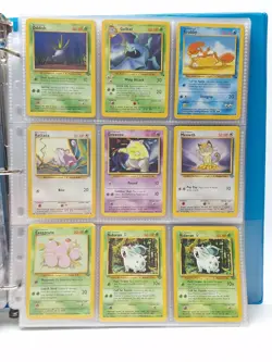 Pokemon Original Base Card Vintage Lot Large Binder - Image 14