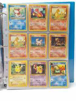 Pokemon Original Base Card Vintage Lot Large Binder - Image 15