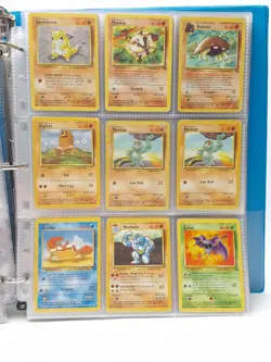 Pokemon Original Base Card Vintage Lot Large Binder - Image 16
