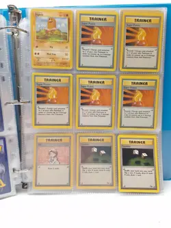 Pokemon Original Base Card Vintage Lot Large Binder - Image 20