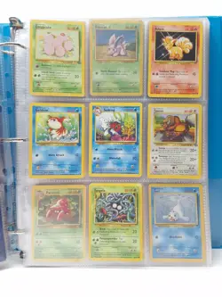 Pokemon Original Base Card Vintage Lot Large Binder - Image 5