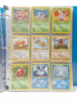 Pokemon Original Base Card Vintage Lot Large Binder - Image 6