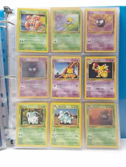 Pokemon Original Base Card Vintage Lot Large Binder - Image 7