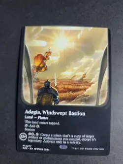 Adagia, Windswept Bastion (Borderless) Rare MTG Edge of Eternities - Image 1