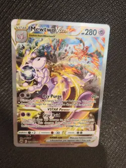 Pokemon Crown Zenith Mewtwo VSTAR GG44/GG70 Galarian Gallery NM  - Image 1